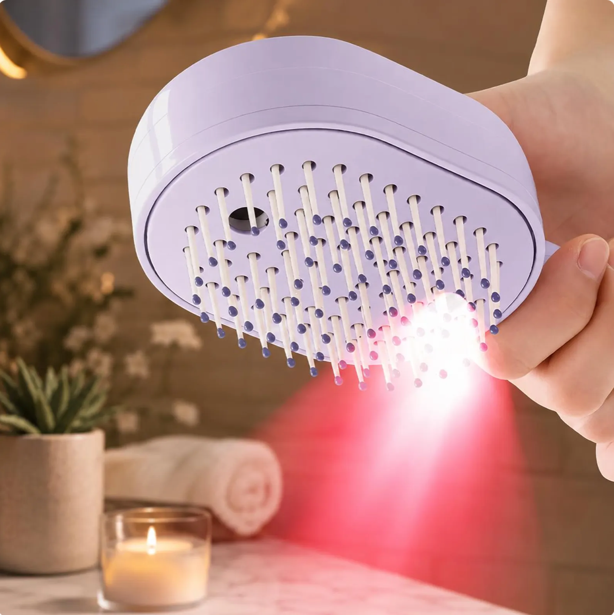 Electric Spray Air Cushions Massage Comb 3-in-1